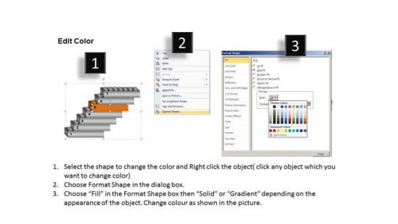 PowerPoint Slides Chart Lego Blocks Ppt Theme