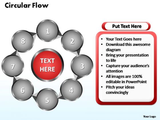 PowerPoint Slides Circular Flow Chart Ppt Layout