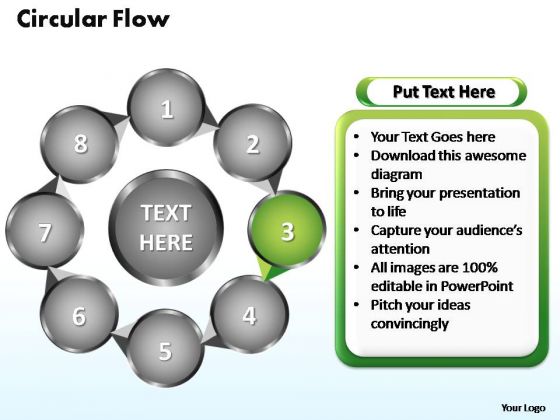 PowerPoint Slides Circular Flow Chart Ppt Theme