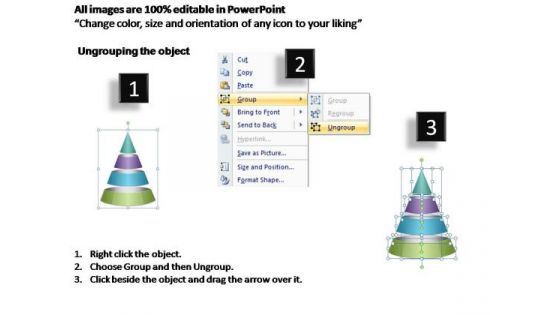 PowerPoint Slides Company Cone Diagram Ppt Design