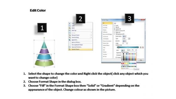 PowerPoint Slides Company Cone Diagram Ppt Design