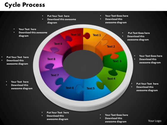 PowerPoint Slides Cycle Process Success Ppt Designs