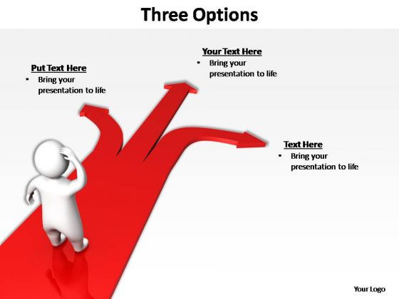 PowerPoint Slides Editable Three Options Ppt Backgrounds