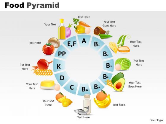 PowerPoint Slides Food Pyramid Editable Ppt Themes