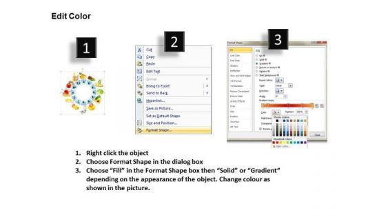 PowerPoint Slides Food Pyramid Editable Ppt Themes