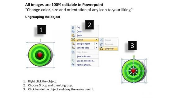 PowerPoint Slides Graphic Core Diagram Ppt Templates