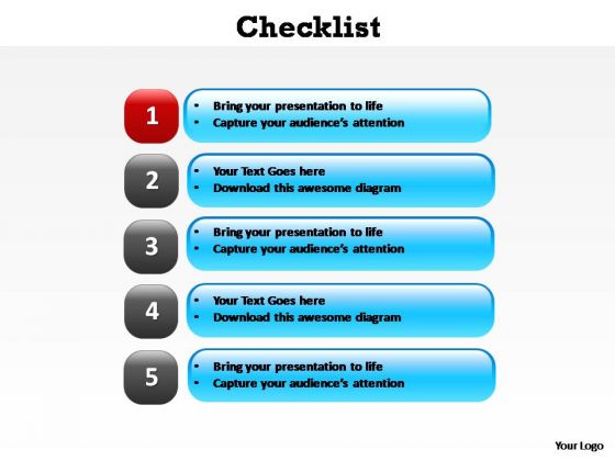 PowerPoint Slides Growth Check List Ppt Theme