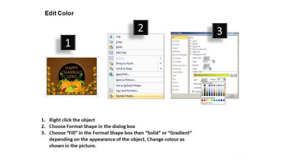 PowerPoint Slides Happy Thanksgiving Ppt Templates