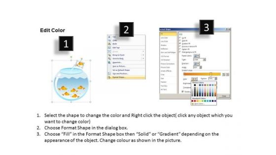 PowerPoint Slides Leadership Jumping Out Fish Ppt Templates
