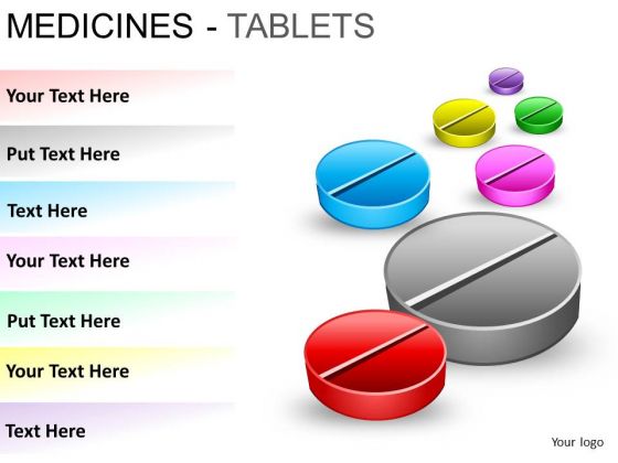 PowerPoint Slides Leadership Medicine Tablets Ppt Backgrounds
