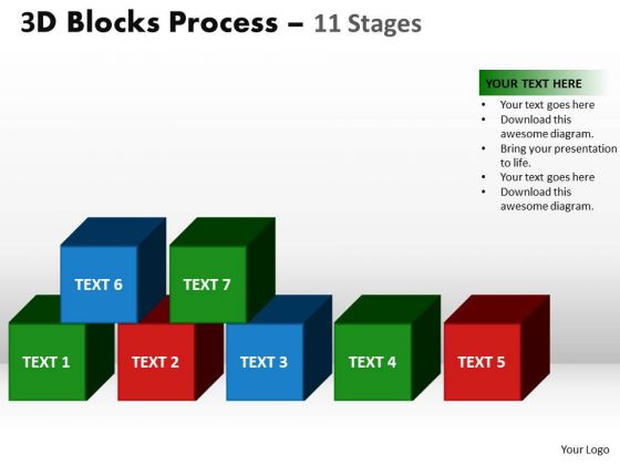 PowerPoint Slides Marketing Building Blocks Ppt Template