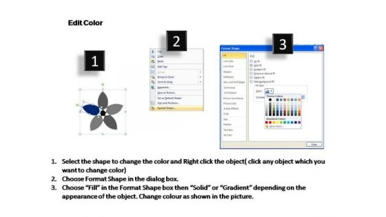 PowerPoint Slides Marketing Flower Petal Ppt Designs