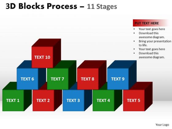 PowerPoint Slides Process Building Blocks Ppt Designs