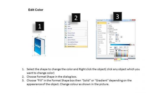 PowerPoint Slides Scales Of Justice Editable Ppt Templates