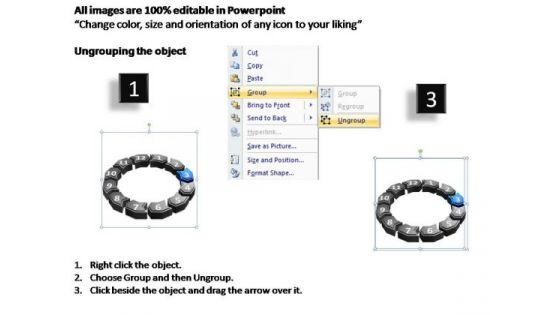 PowerPoint Slides Strategy Cyclical Process Ppt Slide