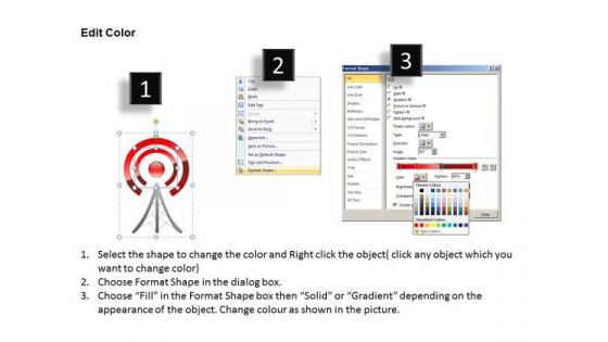 PowerPoint Template Broadcasting Communication Business Ppt Slides