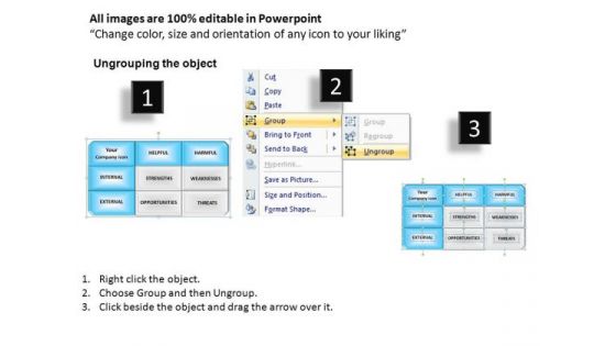 PowerPoint Template Chart Swot Analysis Ppt Designs