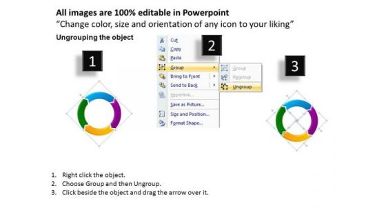 PowerPoint Template Corporate Strategy Cycle Diagram Ppt Theme