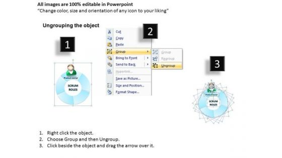 PowerPoint Template Corporate Teamwork Scrum Process Ppt Design