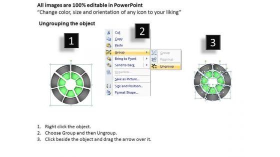 PowerPoint Template Diagram Double Ring Ppt Themes