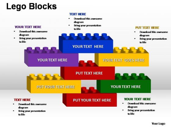 PowerPoint Template Editable Lego Ppt Theme