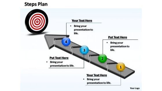 PowerPoint Template Growth Steps Plan Ppt Slide