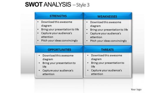 PowerPoint Template Image Swot Analysis Ppt Slide Designs