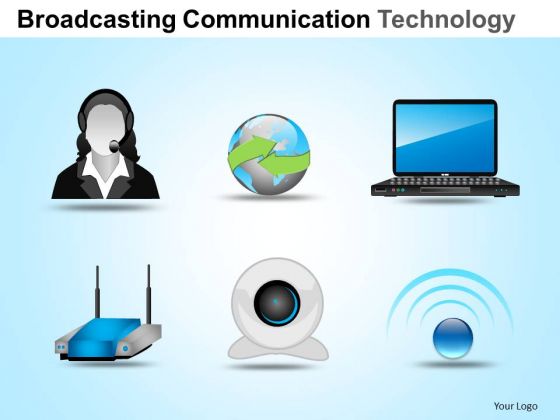 PowerPoint Template Leadership Communication Technology Ppt Backgrounds