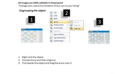 PowerPoint Template October 2012 Calendar Ppt Slides