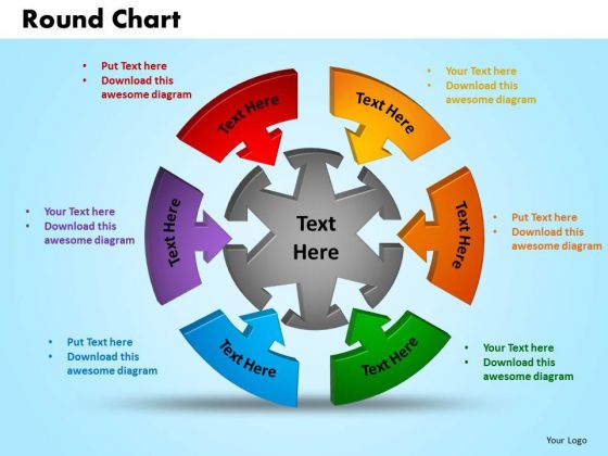 PowerPoint Template Round Chart Business Ppt Backgrounds