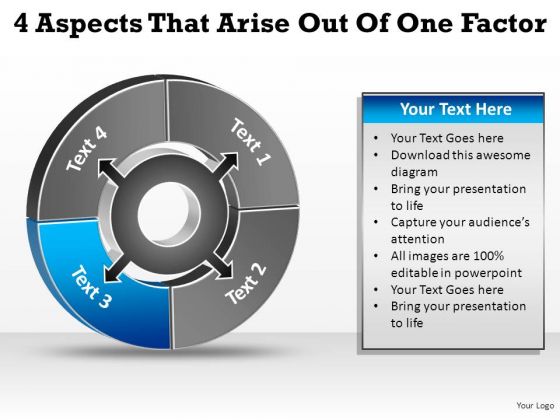PowerPoint Template Teamwork Aspects Arise Ppt Theme