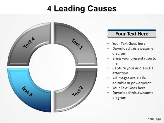 PowerPoint Template Teamwork Causes Ppt Slide
