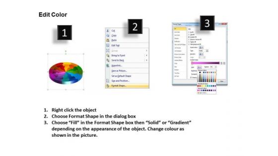 PowerPoint Template Teamwork Circle Puzzle Ppt Theme