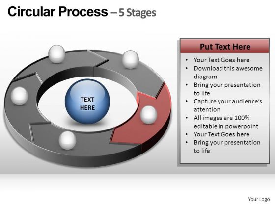 PowerPoint Template Teamwork Circular Ppt Template