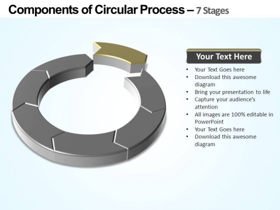 PowerPoint Template Teamwork Components Of Circular Ppt Theme