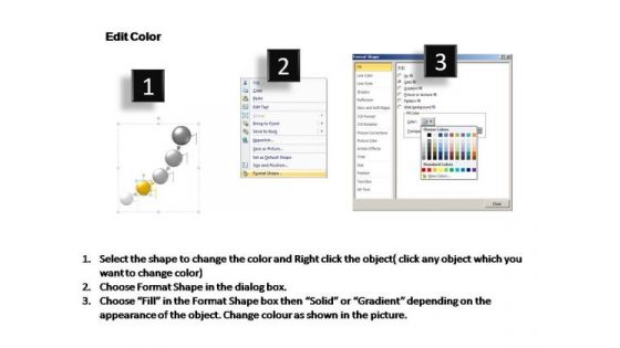PowerPoint Template Teamwork Step Growth Ppt Slide