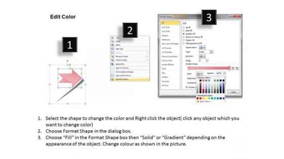 PowerPoint Templates Arrows 2 Steps Updated Parallel Processes