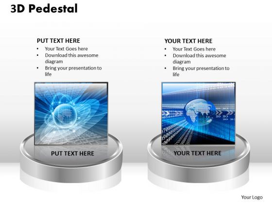 PowerPoint Templates Business 3d Pedestal Ppt Themes