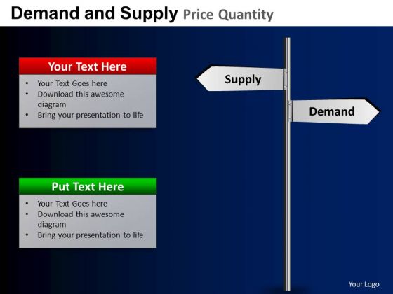 PowerPoint Templates Business Demand And Supply Ppt Slide