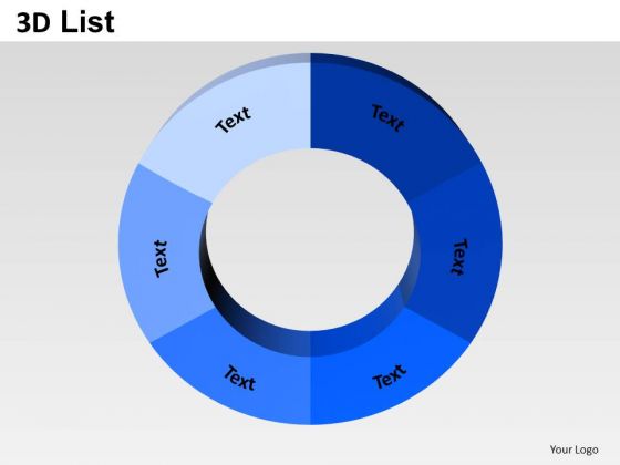 PowerPoint Templates Business Donut Pie Chart Ppt Slides