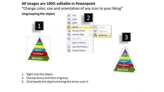 PowerPoint Templates Business Food Pyramid Ppt Themes