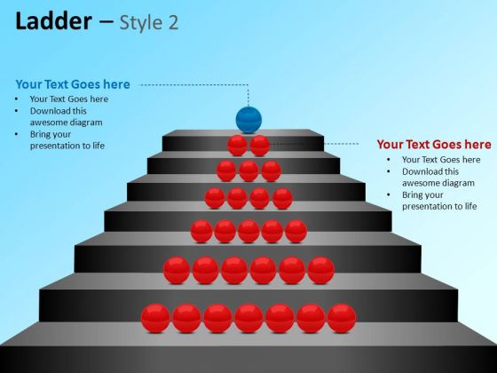 PowerPoint Templates Business Growth Ladder Ppt Layouts