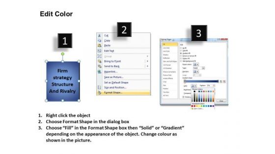 PowerPoint Templates Business Porters Diamond Ppt Slides