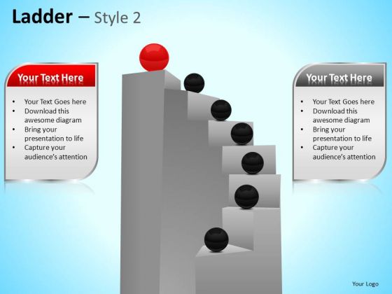 PowerPoint Templates Business Teamwork Ladder Ppt Themes