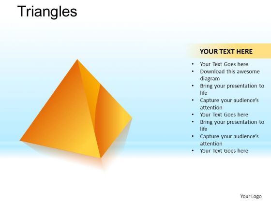 PowerPoint Templates Business Teamwork Pyramid Triangles Ppt Design