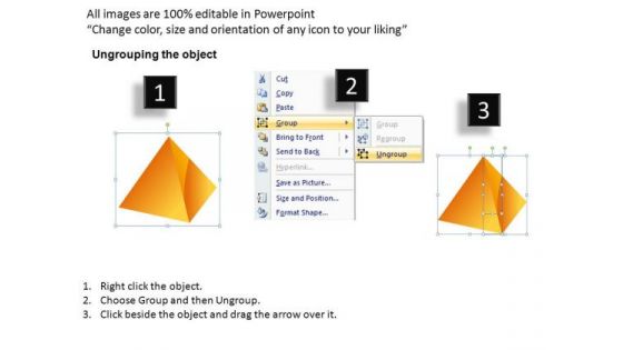 PowerPoint Templates Business Teamwork Pyramid Triangles Ppt Design