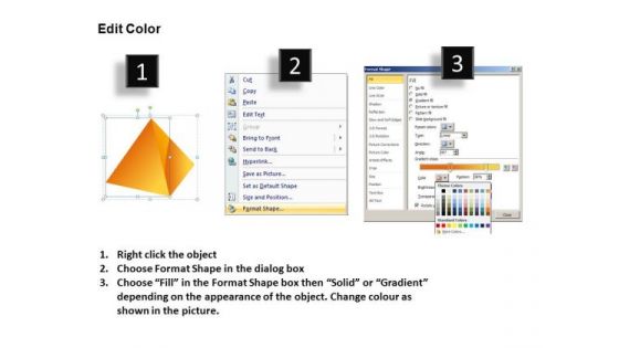 PowerPoint Templates Business Teamwork Pyramid Triangles Ppt Design
