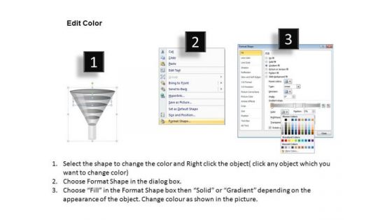 PowerPoint Templates Chart Funnel Diagram Ppt Backgrounds