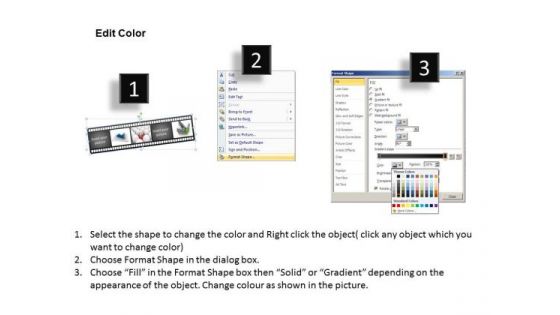 PowerPoint Templates Corporate Teamwork Movie Timeline Ppt Presentation Designs