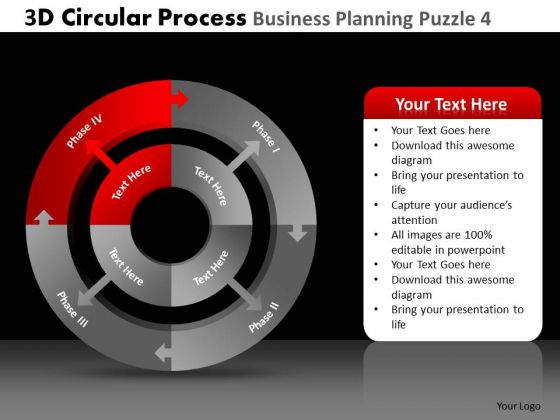 PowerPoint Templates Executive Leadership 3d Circular Chart Process Ppt Process